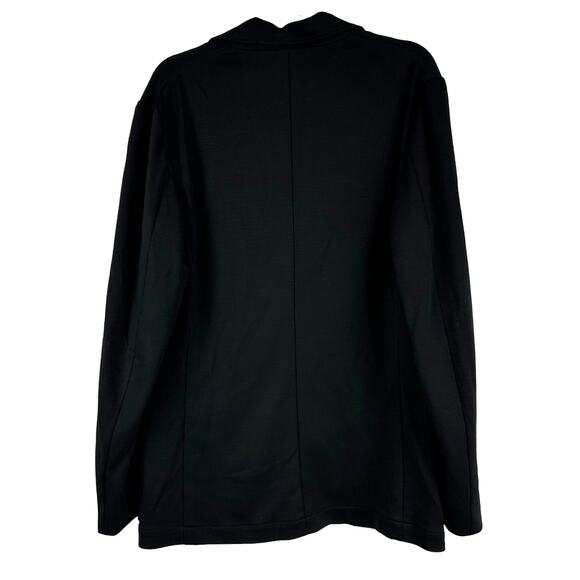 Canali 1934 Black Edition Black Wool Blend Jersey Blazer Men's Size 52R (US 42) - Picture 2 of 11